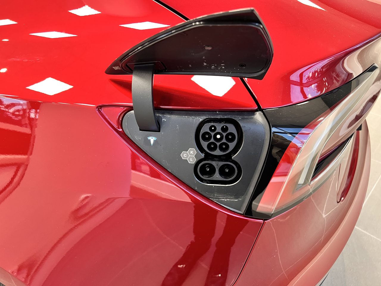 Detaljer på en Tesla