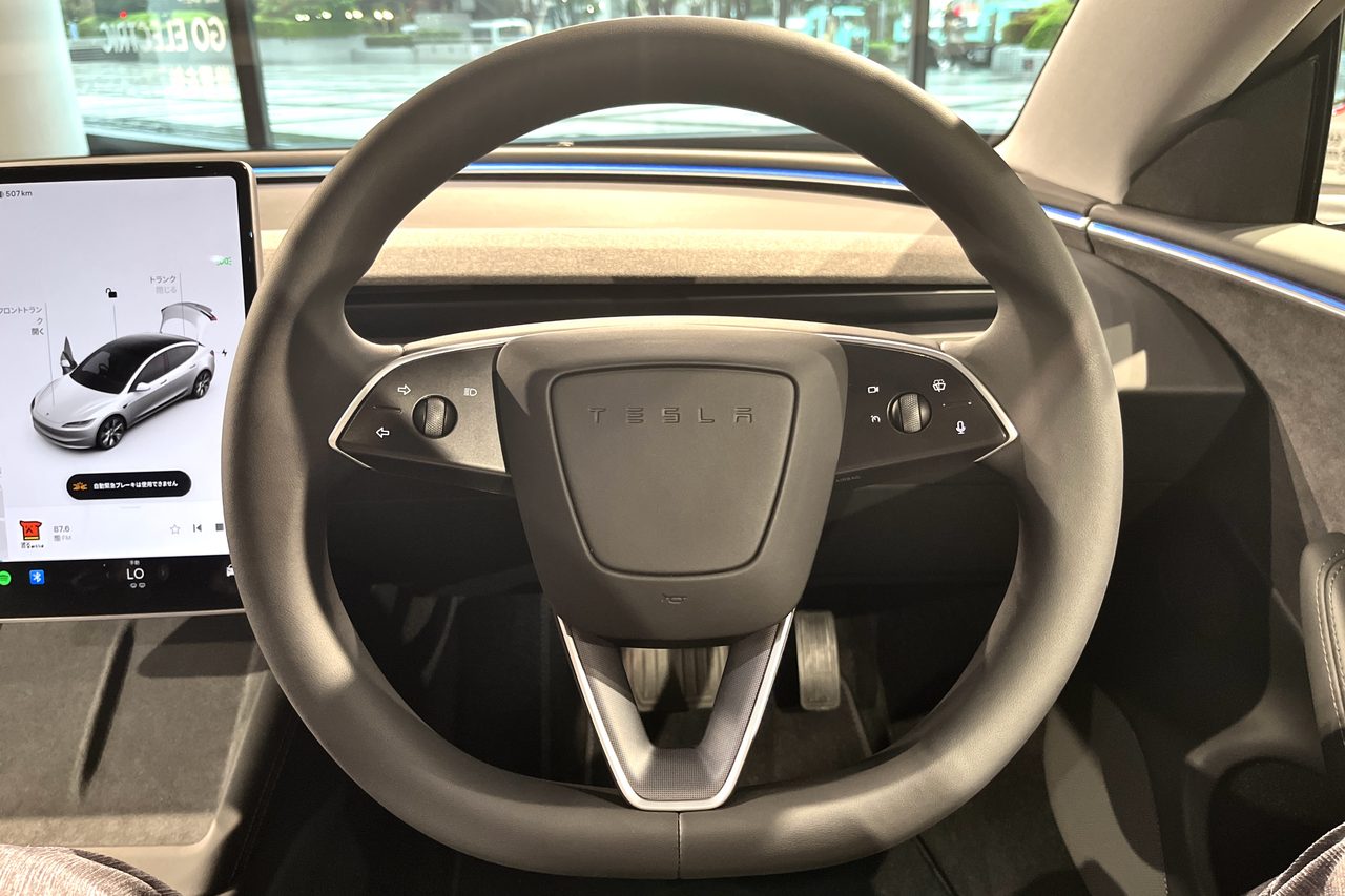Detaljer på en Tesla